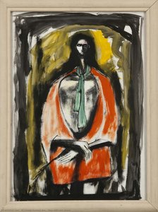 Man With Red Shawl — Krishnaji Howlaji Ara