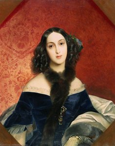 Portrait Of M. A. Beck — Karl Pavlovich Bryullov