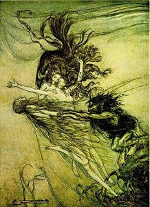 Valkyrie — Arthur Rackham