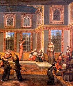English Harem Scene With The Sultan — Jean Baptiste Vanmour