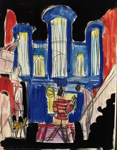 The Organ Player From Spina — Ernst Ludwig Kirchner