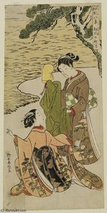Autumn Moon Of Matsukaze — Suzuki Harunobu