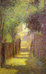 Rue Saint-vincent, Montmartre, In Spring — Georges Seurat