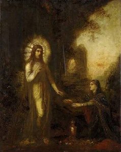 Christus Und Maria Magdalene — Gustave Moreau