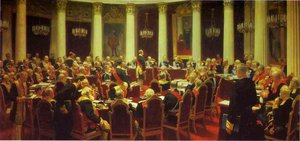 Ceremonial Meeting Of The State Council — Ilya Yefimovich Repin