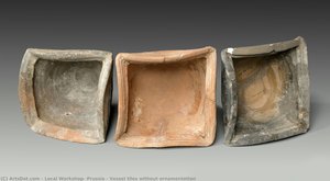 Vessel Tiles Without Ornamentation — Local Workshop, Prussia