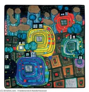 Pavilions And Bungalows For Natives And Foreigners — Friedensreich Hundertwasser