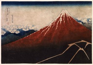 Storm Below The Mountain — Hokusai