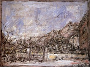 Landscape Near Stampa Sun — Alberto Giacometti