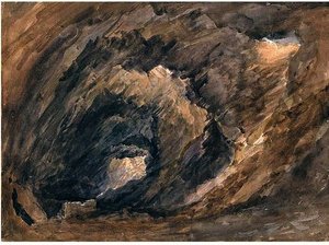 The Interior Of A Cave — David Cox