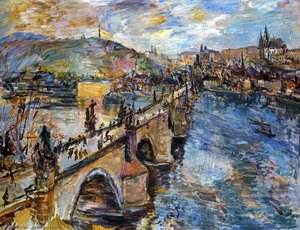 Charles Bridge — Oskar Kokoschka