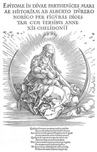Vita Della Vergine: Frontespizio In Forma Di Libro — Albrecht Dürer