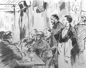Un Café Intérieur — Édouard Manet