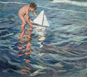 La Piccola Barca A Vela — Joaquín Sorolla Y Bastida