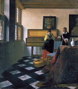 Musiklektionen — Johannes Vermeer