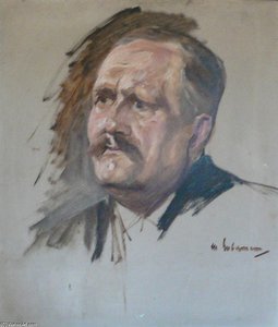 Sketch For The Portrait Of Friedrich Naumann — Max Liebermann
