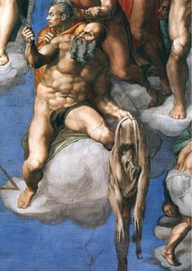 Τελευταία Κρίση (λεπτομέρεια) (8) — Μιχαήλ Άγγελος Μπουοναρότι