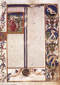 First Page Of The Codex De Animalibus — Francesco Di Giorgio Martini