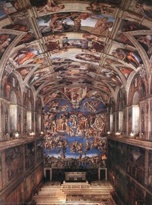 Innenraum Der Sixtinischen Kapelle — Michelangelo Buonarroti