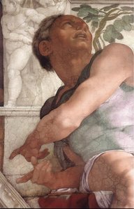 Jona (detalj) — Michelangelo