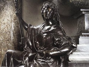 Funeral Monument Of Mazarin (detail) — Antoine Coysevox