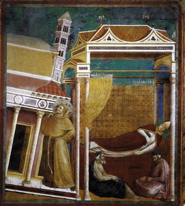 Sonho De Inocentes Iii — Giotto Di Bondone