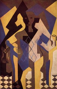 Arlequín A La Mesa — Juan Gris