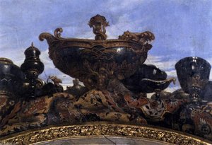 Precious Vessels (detail Of The Ceiling) — René-antoine Houasse