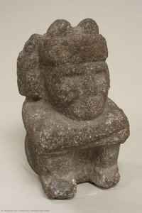 Seated Male Deity — Aztec Empire