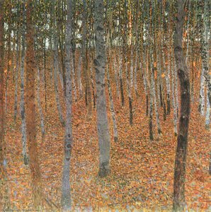 Beržų Sodas I — Gustavas Klimtas
