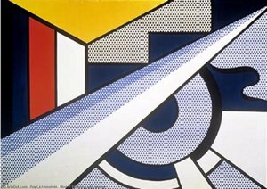 Modern Painting With Wedge — Roy Lichtenstein