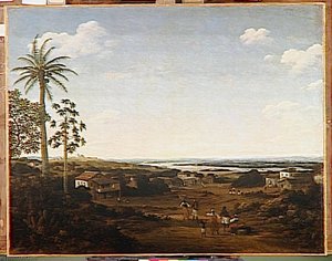 Une Habitation De Planteurs Pres De La Riviere Paraiba Au Bresil — Frans Post