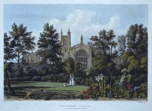 Winchester College From The Warden's Garden — William Westall