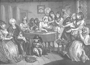 La Prostituta Progresso, Tavola 6 — William Hogarth