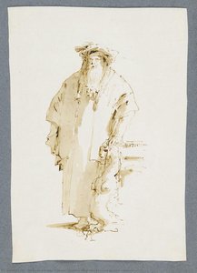 Oriental Magician, Leaning Against A Sphinx — Giambattista Tiepolo