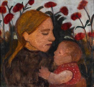 Girl With Child — Paula Modersohn-becker