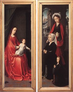 Trittico Di Jan Des Trompes (retro Delle Ante) — Gerard David