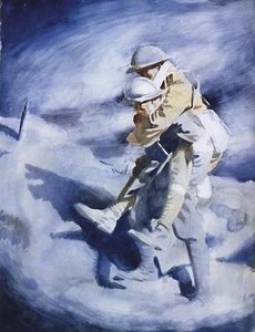 Poilu And Tommy — Sir William Newenham Montague Orpen