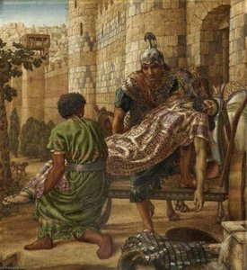 Ahab's Body Brought In From The Battlefield — Thomas Matthews Rooke