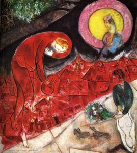 Red Roofs — Marc Chagall
