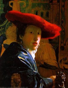 Das Mädchen Mit Dem Roten Hut — Johannes Vermeer