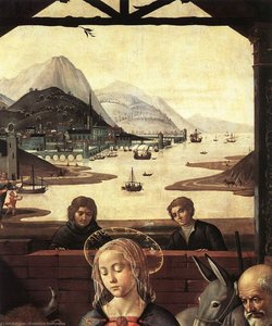 Adorazione Dei Magi (dettaglio) — Domenico Ghirlandaio