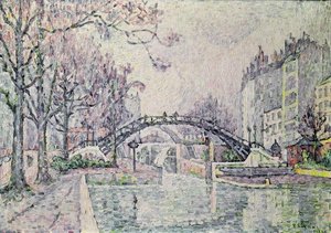 The Canal Saint-martin — Paul Signac