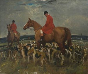 Nobby Gray With The Hunt — Alfred Munnings