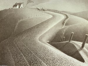 March — Grant Wood