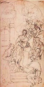 Madonna With Saints Verso — Carlo Maratta
