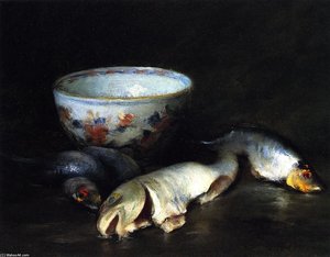 Still Life With Fish (8) — William Merritt Chase