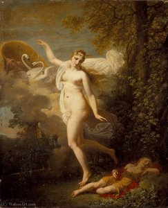 Venus And A Sleeping Cupid — Jean Baptiste Mallet
