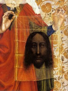 St Veronica (detail) — Robert Campin (master Of Flemalle)