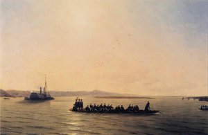 Alejandro Ii Cruzando El Danubio — Iván Aivazovski